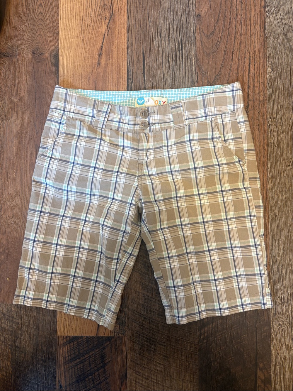 Roxy Y2K Plaid Shorts